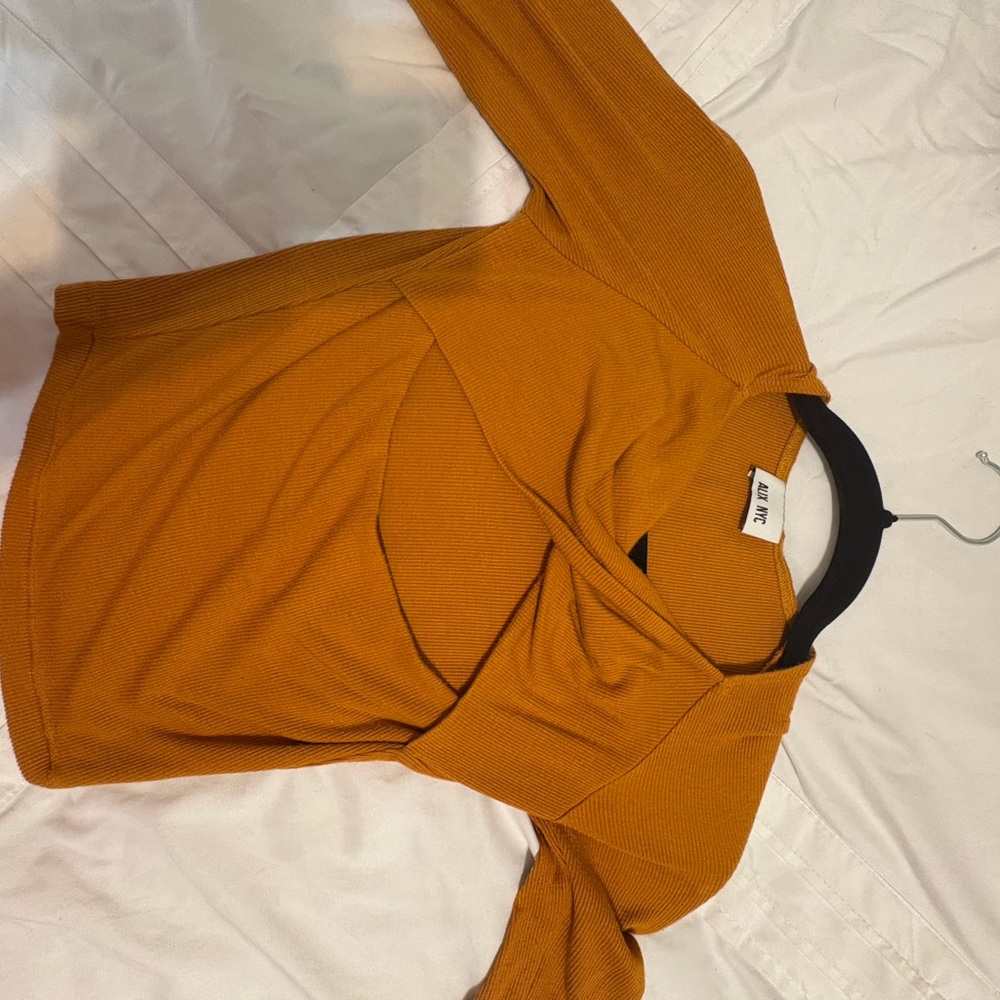 ALIX NYC Marigold Cropped Top